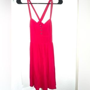 Pink Sun Dress from Express size XS